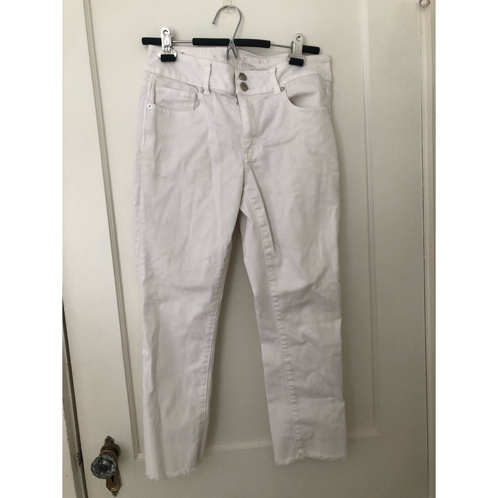 American Eagle White Super Stretch Jeans, Size 10
